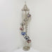 7-Ball-Stehlampe im marokkanischen türkischen Stil, Silber, großes Glas SLMC2