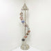 Silberne Stehlampe im marokkanischen türkischen Stil mit 9 Kugeln SMIXWHITE