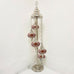 5 Ball Moroccan Turkish Style Silver Floor Lamp Large Glass SLR4