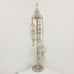 5 Ball Moroccan Turkish Style Silver Floor Lamp Large Glass SLOTO