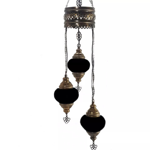 REPLACEMENT 3 Ball Turkish Moroccan Chandeliers Stand Only