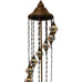 Lámpara de pie de estilo turco marroquí de 7 bolas con vidrio más grande GLA17MC1