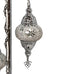 3 Ball Moroccan Turkish Style Silver Floor Lamp S-W1