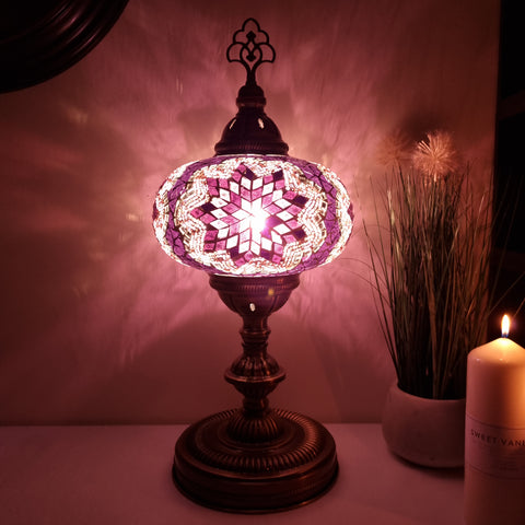 Lámpara de mesa estilo turco marroquí extragrande - GLA23P8