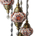 Türkische Kronleuchter Marokkanische Glasmosaik-Hängelampe im Tiffany-Stil