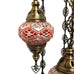 Candelabro de estilo turco marroquí de 5 bolas OR11
