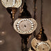 Kronleuchter im marokkanischen türkischen Stil mit 5 Kugeln W5