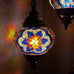 Candelabro de estilo turco marroquí de 3 bolas MC25