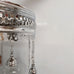 8-Kugel-Kronleuchter im türkisch-marokkanischen Stil aus Silber, klarer Ottoman, 17 cm