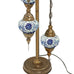 Lámpara de pie de estilo turco marroquí de 3 bolas B4