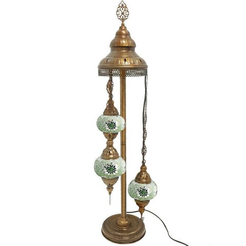 3-Kugel-Stehlampe im marokkanischen türkischen Stil GR1