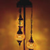 Stehlampe im marokkanischen türkischen Stil mit 3 Kugeln OR11