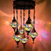 7 Ball Moroccan Turkish Style Chandelier MC16