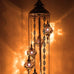 Silberne Stehlampe im marokkanischen türkischen Stil mit 7 Kugeln S-G5