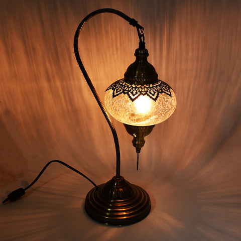 Lámpara de mesa grande cisne marroquí turco