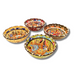 Turkish Moroccan Hand Painted Mix Colour 12cm Bowl Set of 4