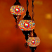 Candelabro de estilo turco marroquí de 3 bolas OR1