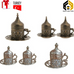 Turkish Tea Coffee Saucer Cup Silver & Bronze
