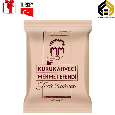 Turkish Coffee Ground Roasted Quality Beans Kurukahveci Mehmet Efendi 100g