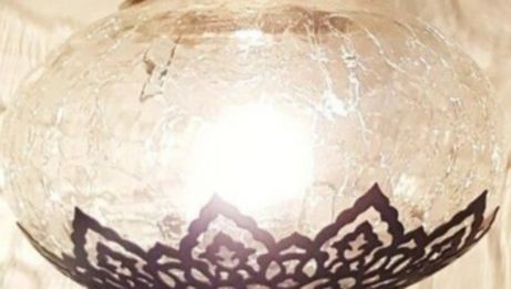 Marokkanisches türkisches Ersatzglas groß 17 cm - OTO