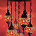 Candelabro de estilo turco marroquí de 7 bolas OR1 