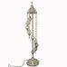 Lámpara de pie de plata de estilo turco marroquí de 9 bolas SW6