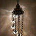 Silberne Stehlampe im marokkanischen türkischen Stil mit 9 Kugeln SMIXWHITE