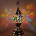 Turkish Moroccan Lamp Light Authentic Tiffany Style Glass Desk Table CE Tested