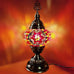 Turkish Moroccan Lamp Light Authentic Tiffany Style Glass Desk Table CE Tested