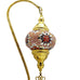 Gold marokkanische türkische Tischlampe Mosaik