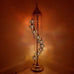 9 Ball Moroccan Turkish Style Silver Floor Lamp Large Glass SLG1