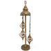 3 Ball Moroccan Turkish Style Floor Lamp Large Glass OR1