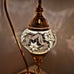 Gold Moroccan Turkish Table Lamp Mosaic