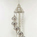 9 Ball Marokkanische Stehlampe im Türkischen Stil Silber Großes Glas SLR1