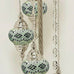 Silberne Stehlampe im marokkanischen türkischen Stil mit 5 Kugeln SGR5