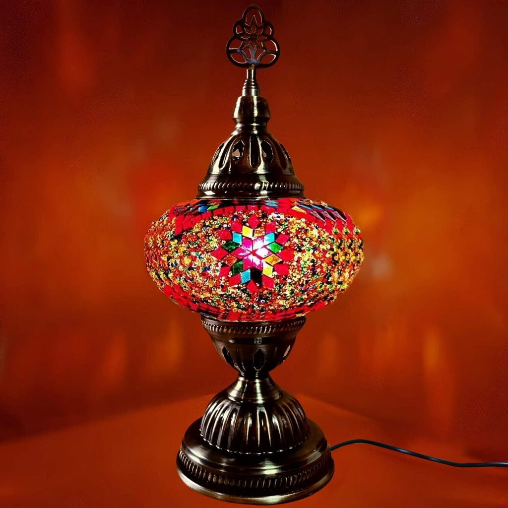 Turkish Glass Mosaic Table Lamps Large Glass OR1