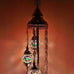 5 Ball Moroccan Turkish Style Silver Floor Lamp SMC4