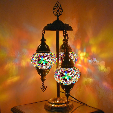 Lámpara de mesa de 3 bolas
