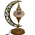 Marokkanische Tischlampe im türkischen Mondstil