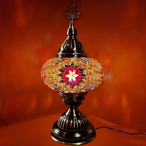 Turkish Glass Mosaic Table Lamps Large Glass MC10 - 2