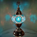 Türkisch-marokkanische Lampe, authentischer Glas-Schreibtisch im Tiffany-Stil, CE-geprüft