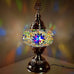 Türkische Glasmosaik-Tischlampen Großes Glas B4