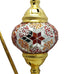 Gold Moroccan Turkish Table Lamp Mosaic