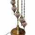 9 Ball marokkanische Stehlampe im türkischen Stil, mittleres Glas